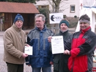 12.03.2005 Infostand Holzhausen Infostand Holzhausen